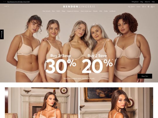 Bendon Lingerie review, a site that is one of many popular Lingerie Stores