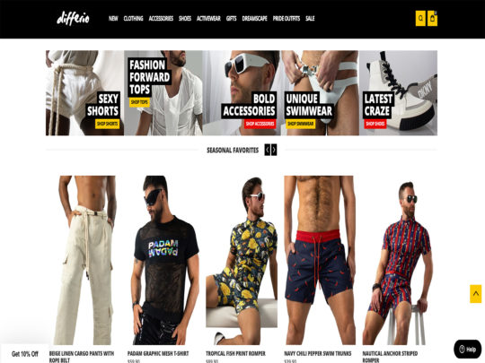 Differio review, a site that is one of many popular Men's eCommerce Stores