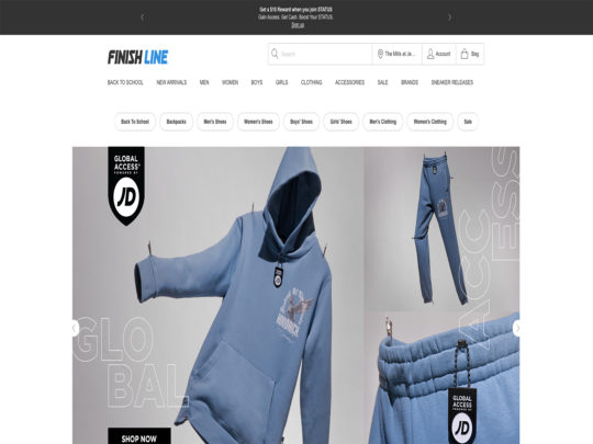 Finish Line review, a site that is one of many popular Sports Shoe Stores