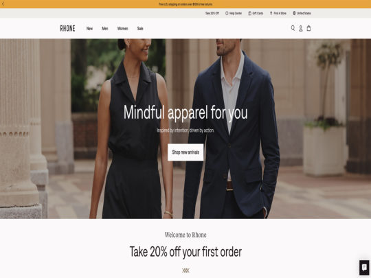 Rhone review, a site that is one of many popular eCommerce Stores