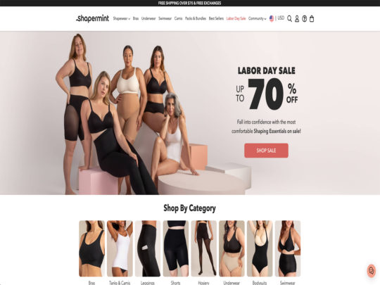 Shapermint review, a site that is one of many popular Plus Sized Women's Clothing