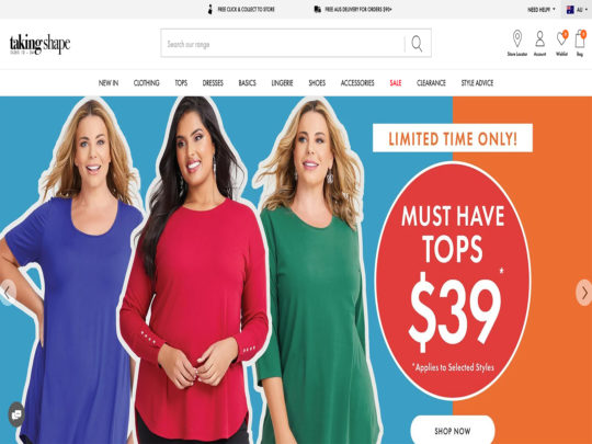 Taking Shape review, a site that is one of many popular Plus Sized Women's Clothing