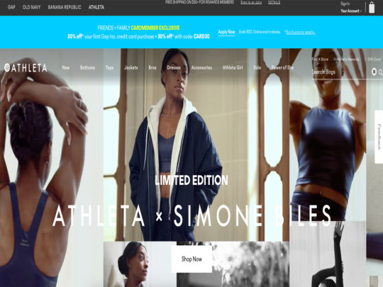 Athleta review, a site that is one of many popular Women's Activewear Stores