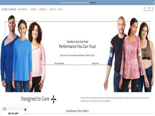 Care+Wear review, a site that is one of many popular Post-Op Clothing Stores