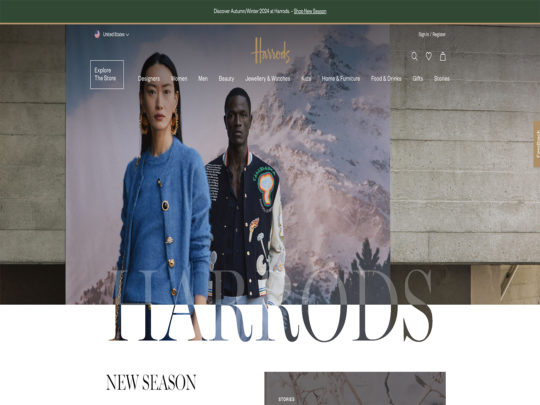 Harrods review, a site that is one of many popular Stores Selling Luxury Brands