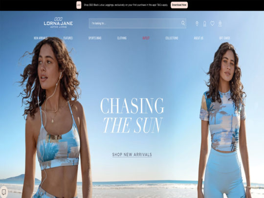 Lorna Jane review, a site that is one of many popular Women's Activewear Stores