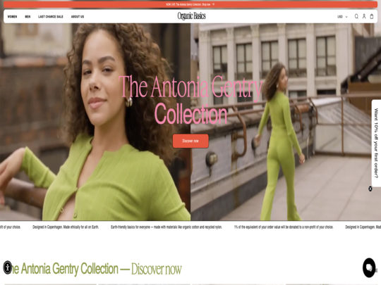 Organic Basics review, a site that is one of many popular Eco-Friendly Clothing Stores