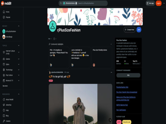 PlusSizeFashion review, a site that is one of many popular Reddit Clothing Threads