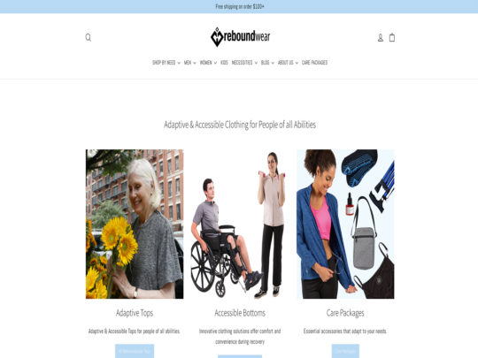 Reboundwear review, a site that is one of many popular Post-Op Clothing Stores