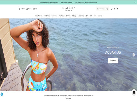 Seafolly review, a site that is one of many popular Women's Swimwear Stores