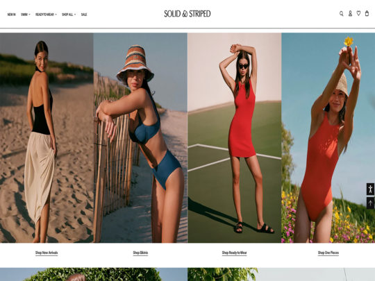 Solid & Stripped review, a site that is one of many popular Women's Swimwear Stores