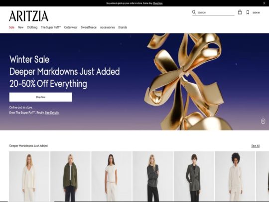 Aritzia offers trendy, high-quality clothing and accessories for women, blending style and comfort effortlessly.