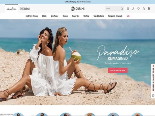 Shop Cupshe for trendy swimwear, dresses, and accessories for women, perfect for vacations, casual outings, and everyday style.